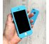 360° kryt silikónový iPhone 5/5S/SE - modrý (Sky blue)